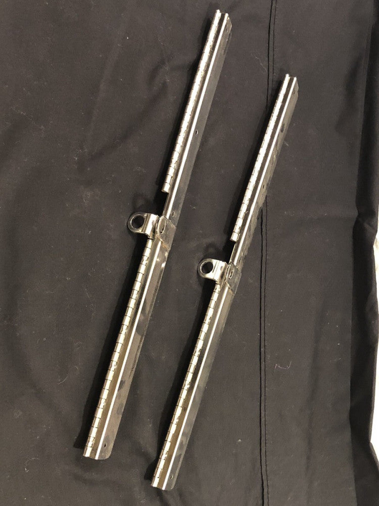 (2) Hinge Piano Steel LOCKING Security 13 3/8"X1 1/2" Cabinet Tool Box GARAGE