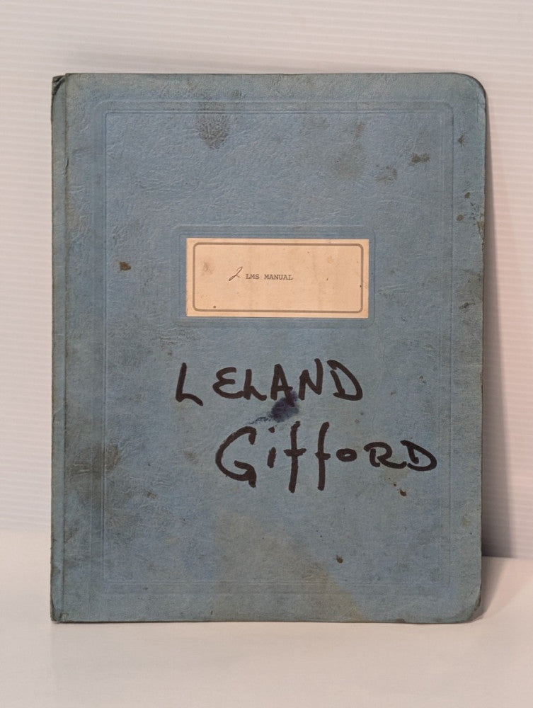 Leland Gifford 2LBM, 2LMS, 23LMS & 2LVS Machine Installation & Operation Manual