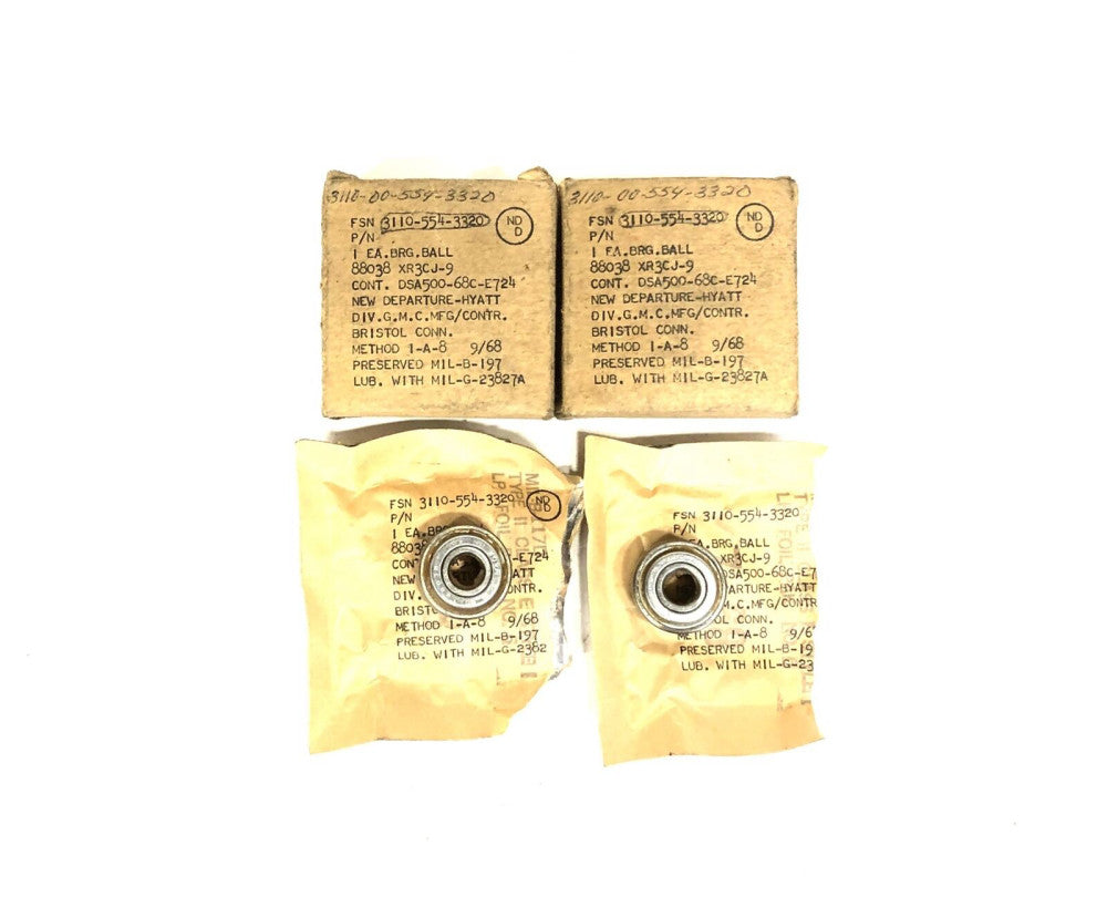 ND Shielded Ball Bearing 88038 [Lot of 2] NOS