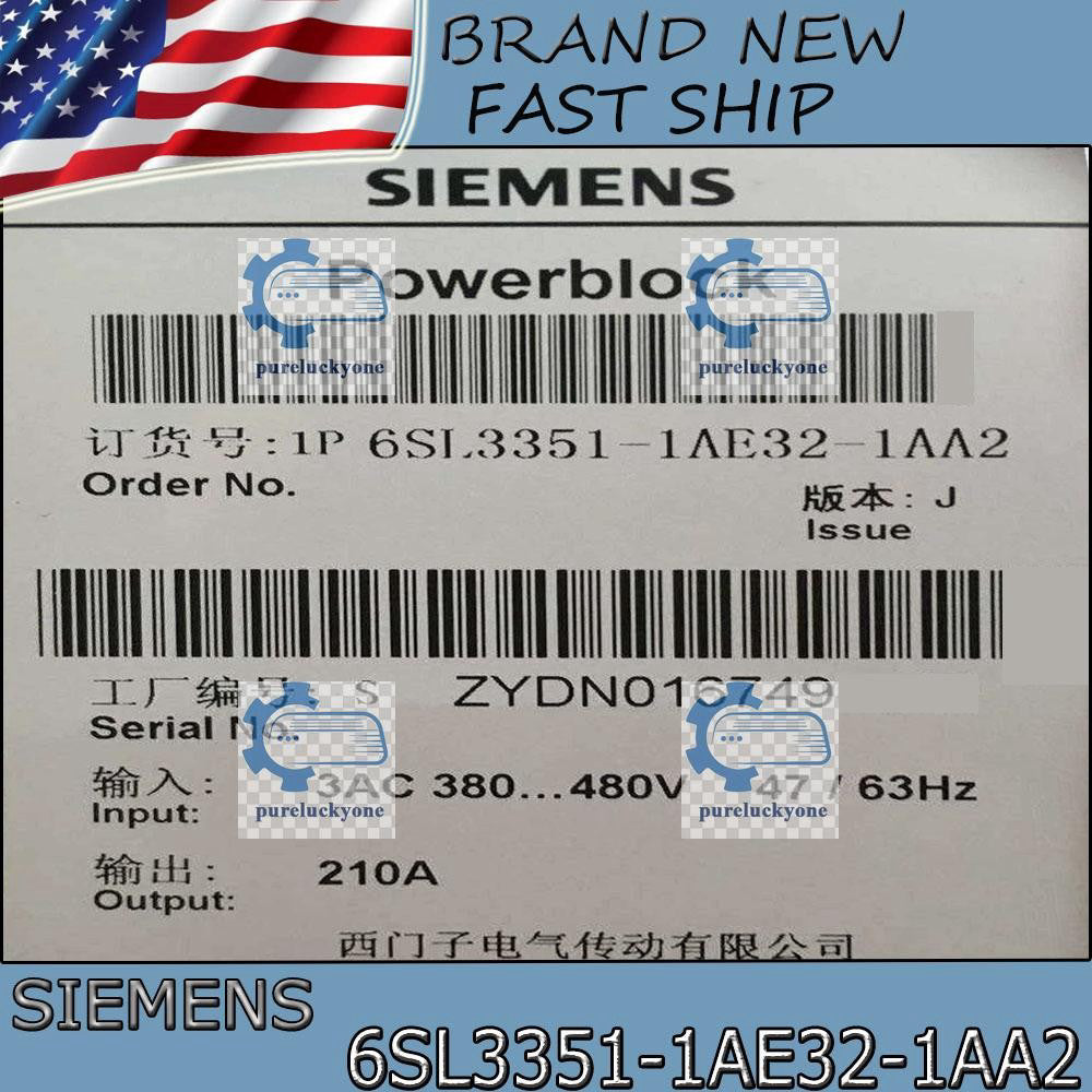 New in Box Siemens 6SL3351-1AE32-1AA2 SINAMICS replacement power block Free Ship