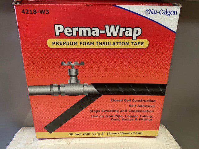 4218-W3 Nu Calgon Insul Foam Tape Perma-Wrap OEM 4218-W3