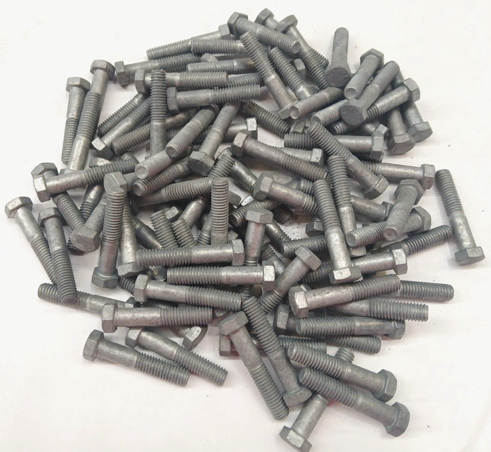 HEX CAP SCREWS 3/8 -16 X  2" NC GALVANIZED   LOT OF 96