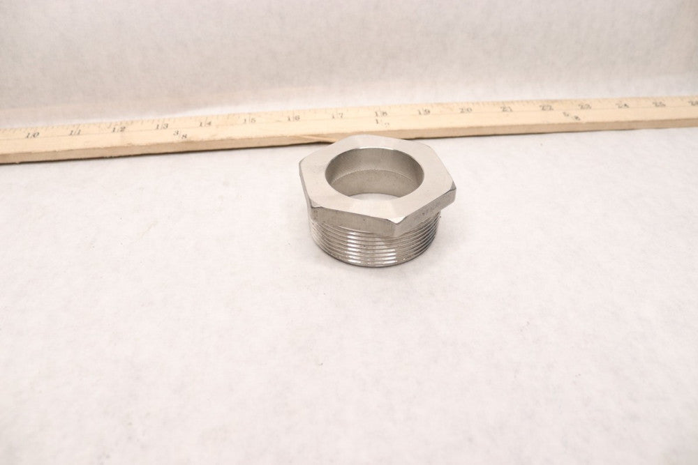 Hex Bushing 304 Stainless Steel 2" x 1-1/4"