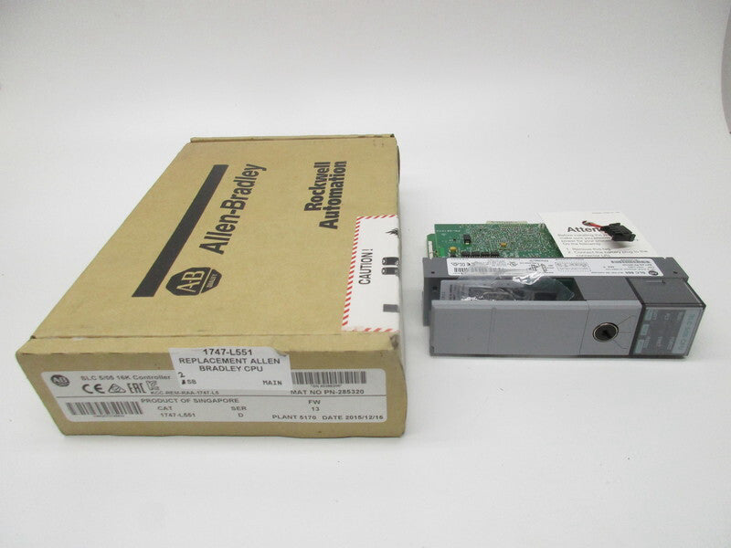 ALLEN BRADLEY 1747-L551 SER. D F/W 13 (NO KEY) NSMP