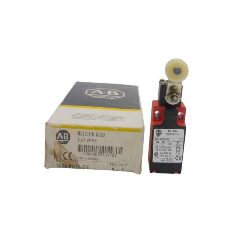 ALLEN BRADLEY 802A-B12P4-S10 SER. A REV. A 500V 10A (BK/YL) NSMP