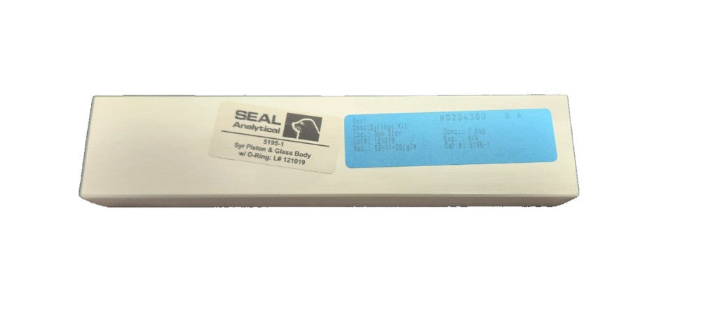 Thomas Cain Seal Analytical 5195-1 SYR PISTON & GLASS BODY NEW