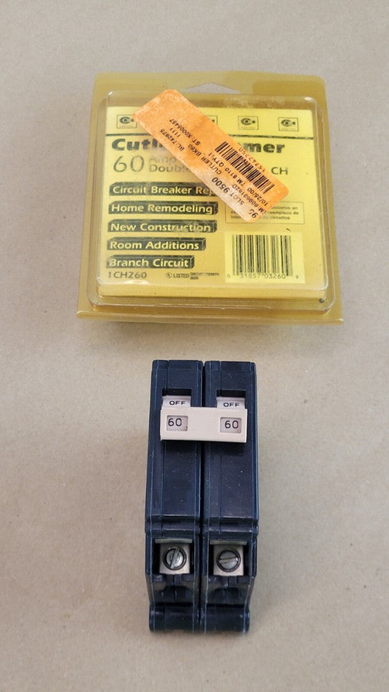 Cutler Hammer CH260 Circuit Breaker 60A 2P Type CH 120/240V
