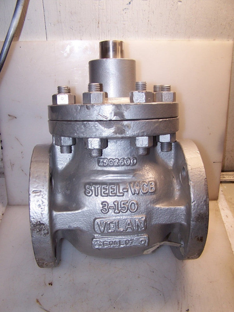 REBUILT VELAN  MALEMA 3" WCB ADJUSTABLE LOW PRESSURE EXCESS FLOW VALVE CF8M
