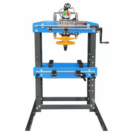 Baileigh Industrial Hsp-15A Hydraulic Press,15 Ton,Manual,Black/Blue