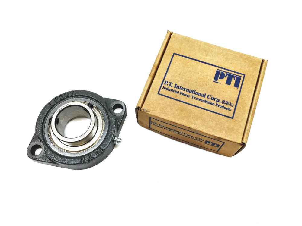 PT International 1-7/16 IN 2-Bolt Flange Bearing LF207-23S NOS