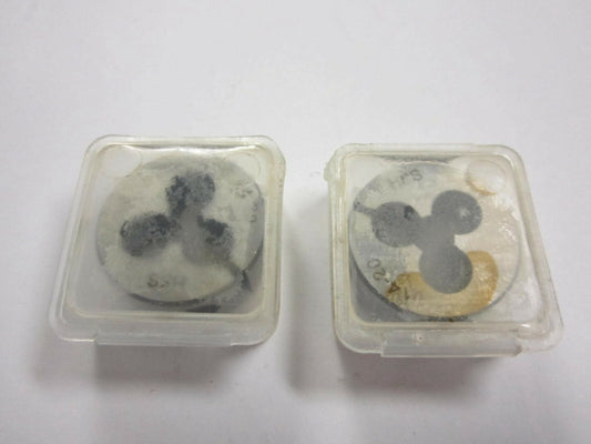 #14-20 UNC HSS 1" Outside Diameter Adjustable Round Dies - Lot of 2 