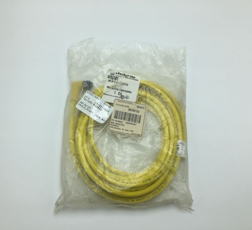NEW IFM Efector W80181 Sensor Cable 5M Length 