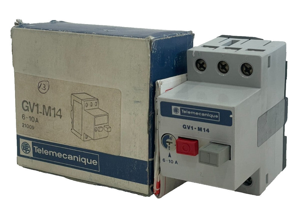 NEW TELEMECANIQUE GV1-M14 6-10A CIRCUIT BREAKER GV1M14