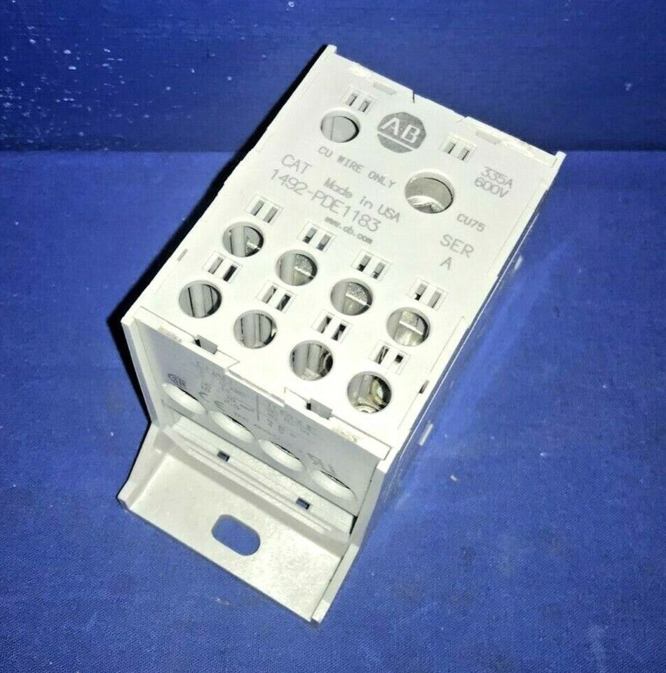 Allen Bradley 1492-PDE1183 Power Distribution Block 335A, 600V