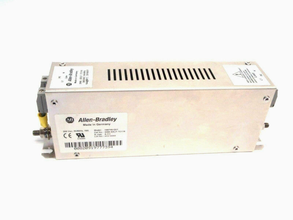 Allen Bradley 2090-XXLF-TC116 Line Filter 16A 250VAC 1 Phase 198789-Q01