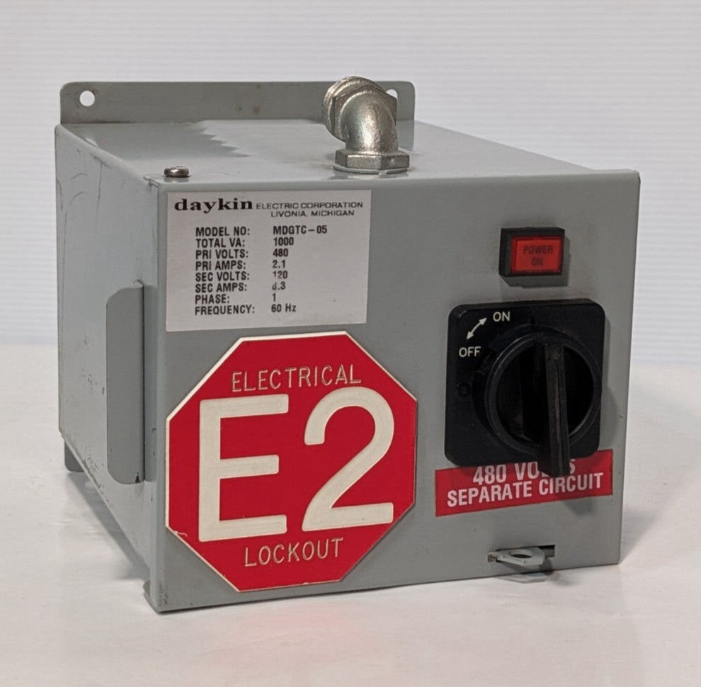 Daykin Electronic Corp MDGTC-05 Transformer Disconnect Box 480V, 60Hz, 1 Phase