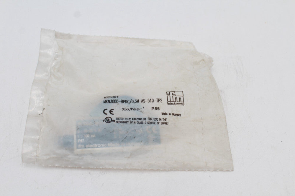 IFM MKN3000-BPKG/0,3M AS-510-TPS Sensor MK5054