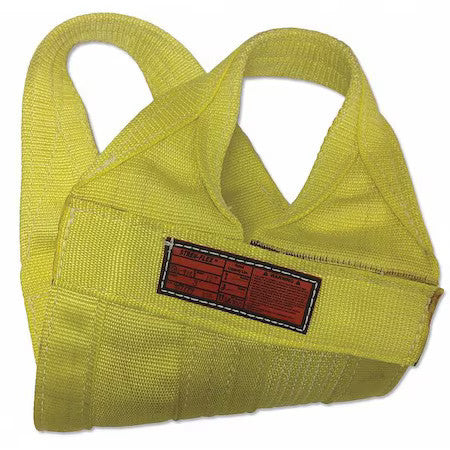 Stren-Flex Wb2-908-04 Synthetic Web Sling, Type 8, 4 Ft L, 8 In W, Nylon, Yellow