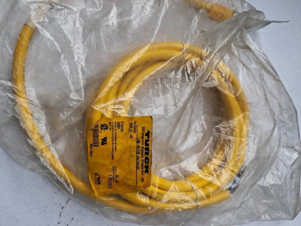 TURCK RSM RKM 47-4M, MINIFAST DOUBLE-ENDED CORDSET, U-5084 NEW 