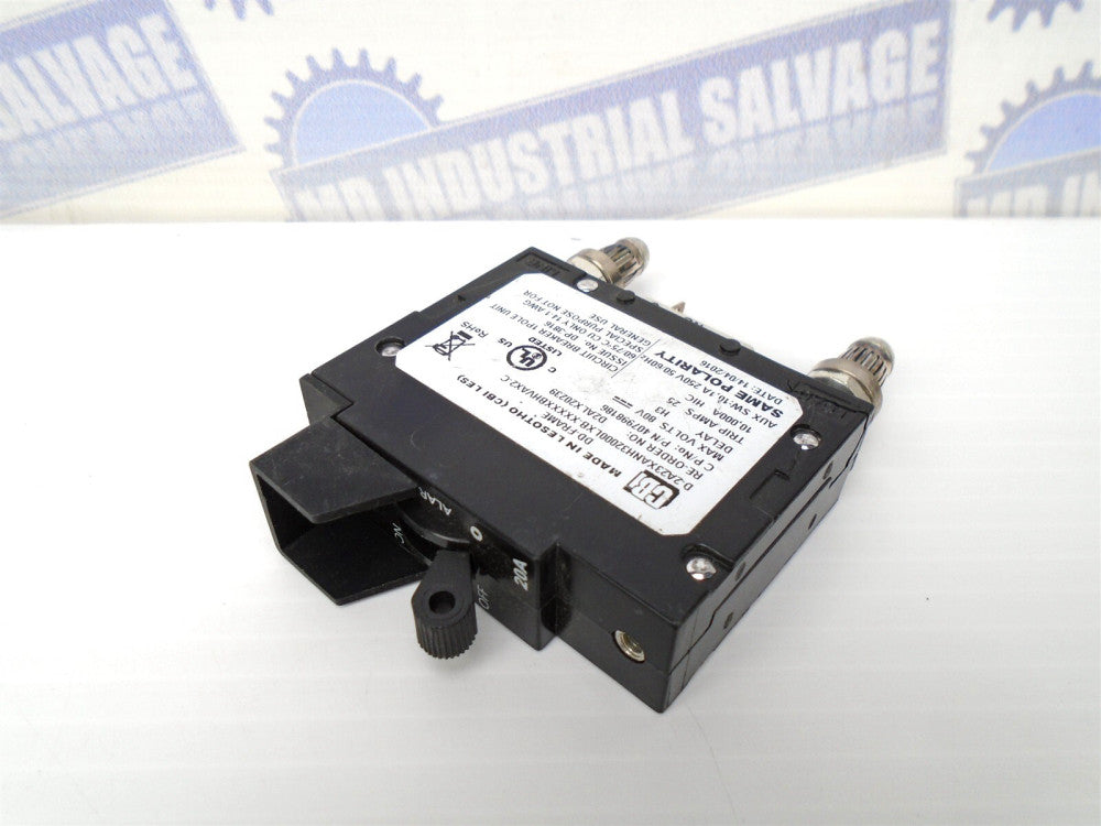 CBI AIRPAX - CIRCUIT BREAKER 20A - DD-FRAME - D2ALX20239 407998186 BULLET STYLE