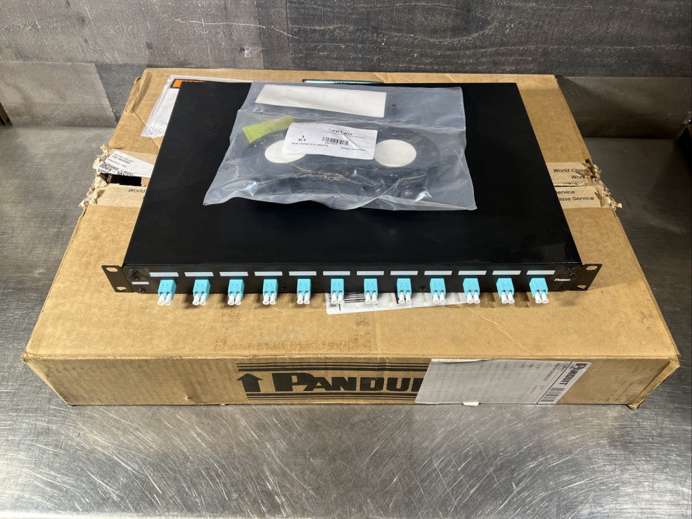 Nos Surplus Panduit FD1W12AQDLCZ Fiber Optic Drawer