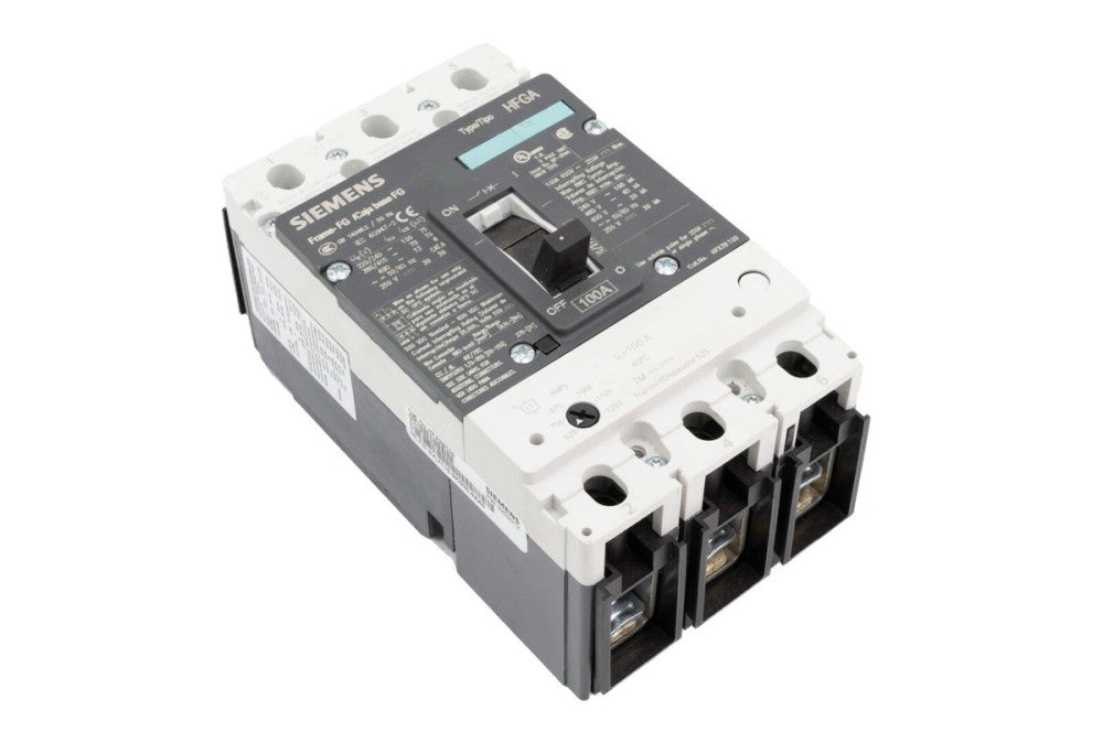 Siemens HFX3B100 Class H Vl Circuit Breaker 100A 3P 65Ka 480V 50/60Hz HFGA