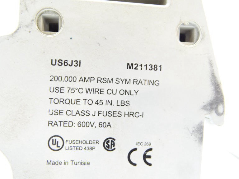 MERSEN US6J3I FUSE HOLDER USED