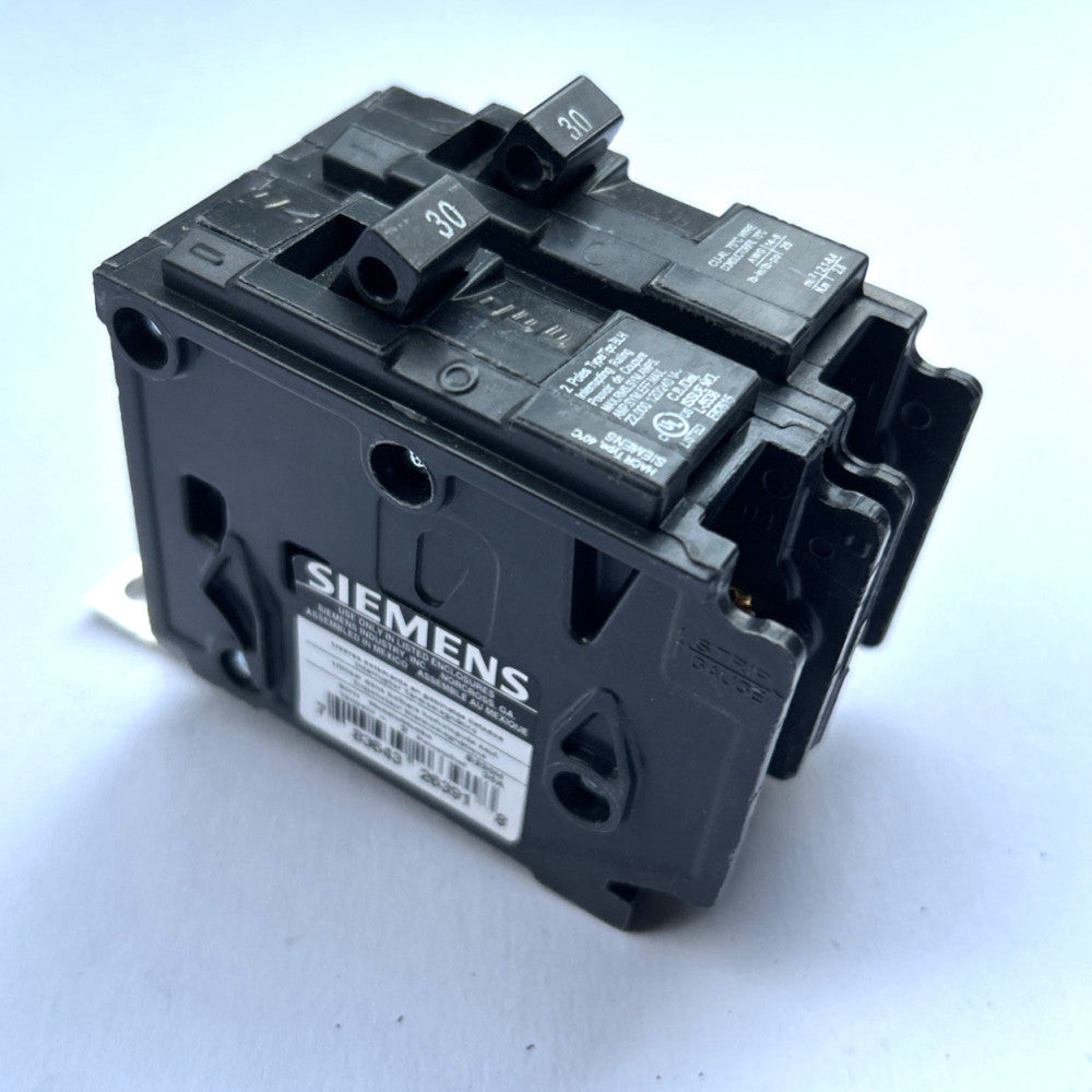 Siemens B230h Miniature Circuit Breaker Double Pole, 30AMP, 2 Pole, 120/240V Ac
