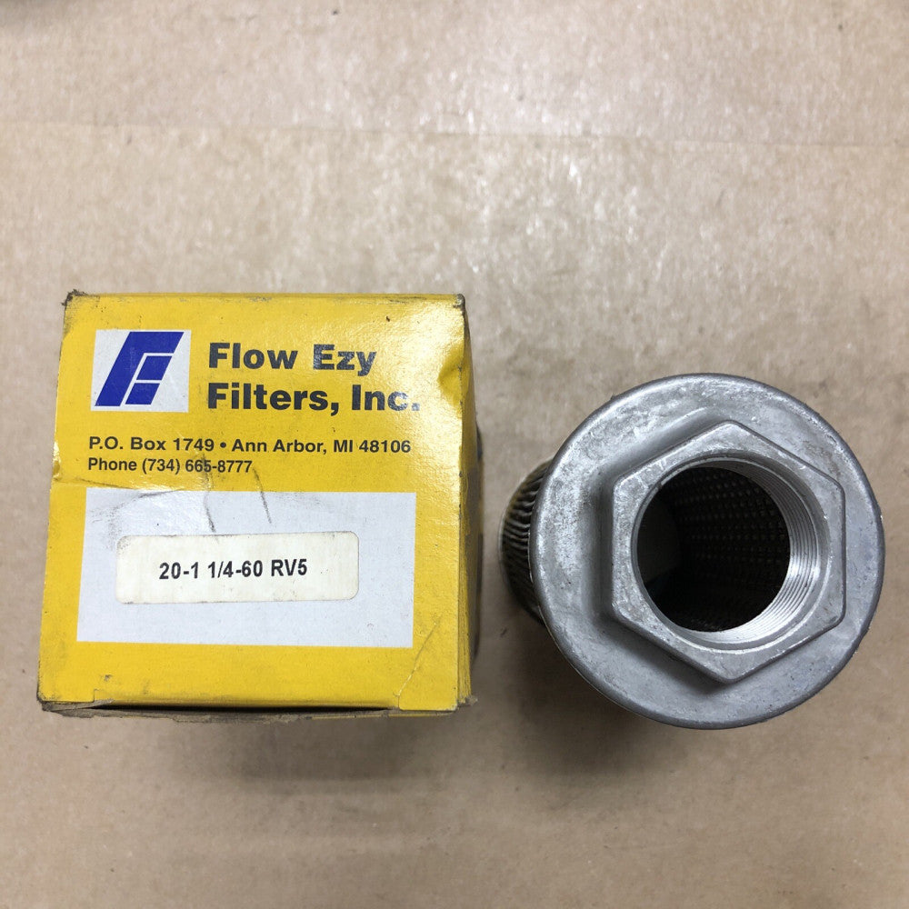 FLOW EZY FILTERS INC 20-1 1/4-100 RV MESH FILTER. G126