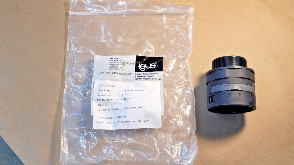 IGUS / PMA I-BVND-M508GT Straight Connector M50X1.5