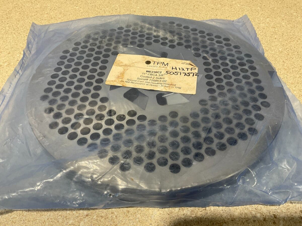 TPM Coated Plate WE236C2 11" CBCA 3/8" NEW