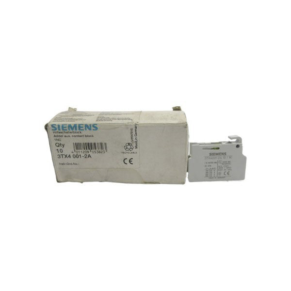 SIEMENS 3TX4001-2A (PKG OF 10) NSMP
