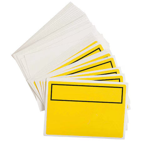 Brady 60441 Label, No Header, Paper/Polyester, 5 In W, 3 1/2 In H