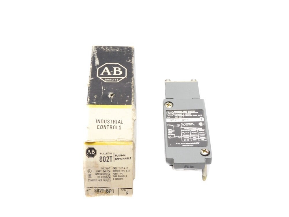 ALLEN BRADLEY 802T-BP1 SER. F (BK/YL) NSMP