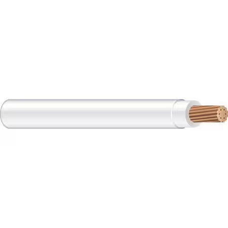 Southwire 22974084 Thhn Building Wire, Copper, 10 Awg, 1C, White, Stranded, 100