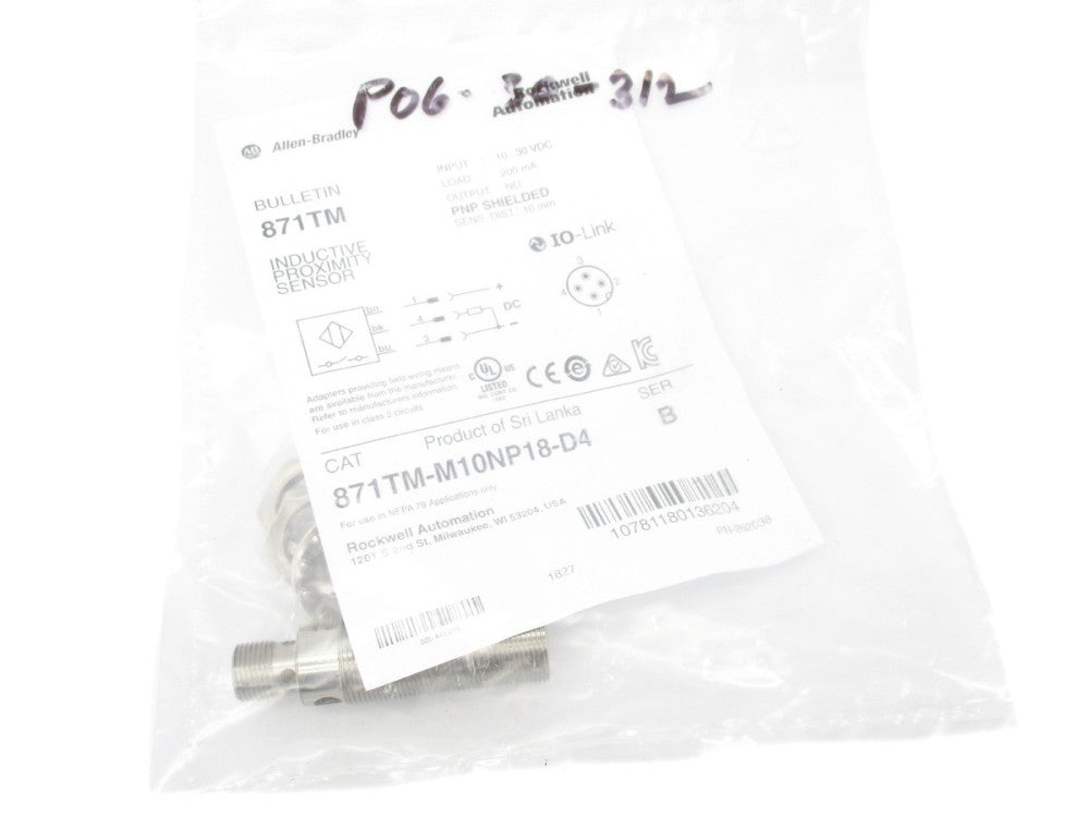 ALLEN BRADLEY 871TM-M10NP18-D4 SER. B NSMP