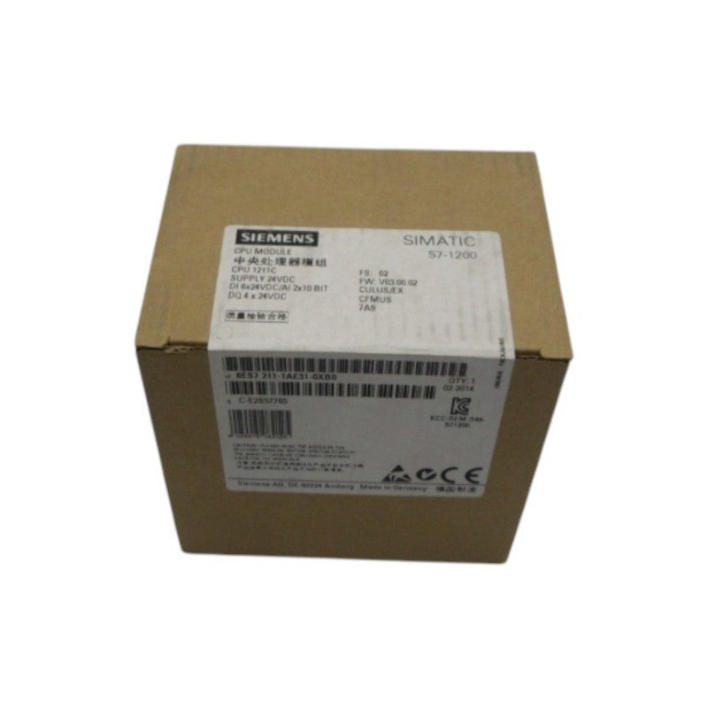 SIEMENS 6ES7211-1AE31-0XB0 24VDC NSFS