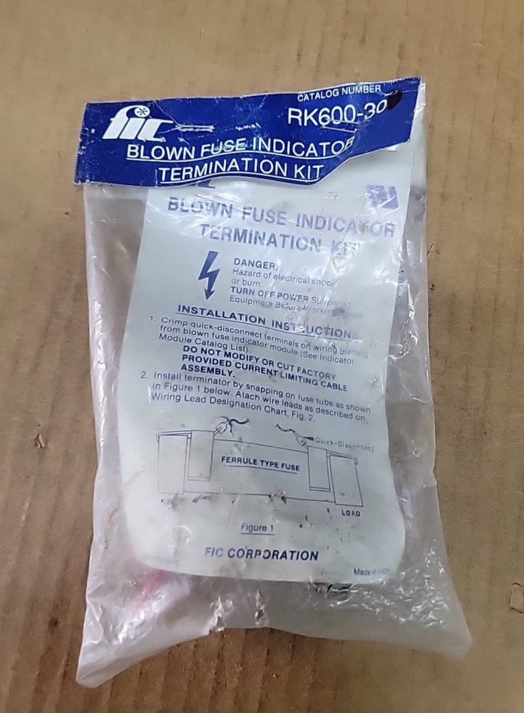 NEW OLD STOCK RK600-30 CUTLER HAMMER BLOWN FUSE INDICATOR KIT