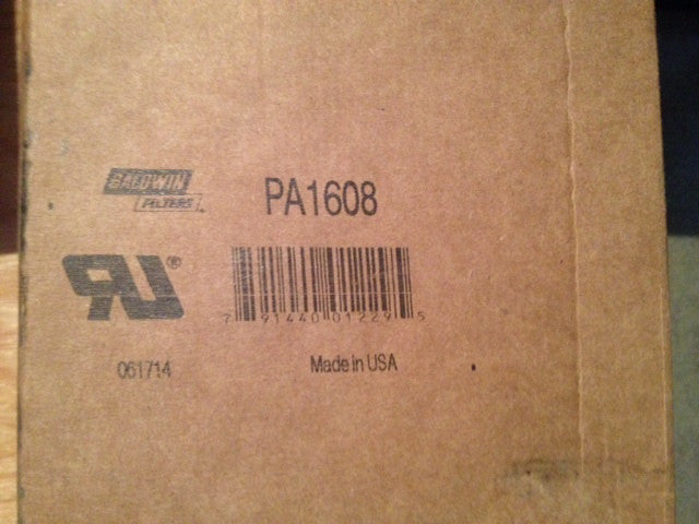 BALDWIN AIR FILTER ELEMENT FILTER PA1608 (NEW)