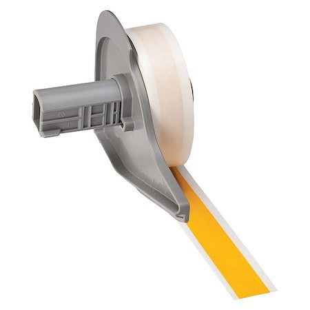 Brady M7c-500-581-Yl Label,1/2 In W,Outdoor,Yellow