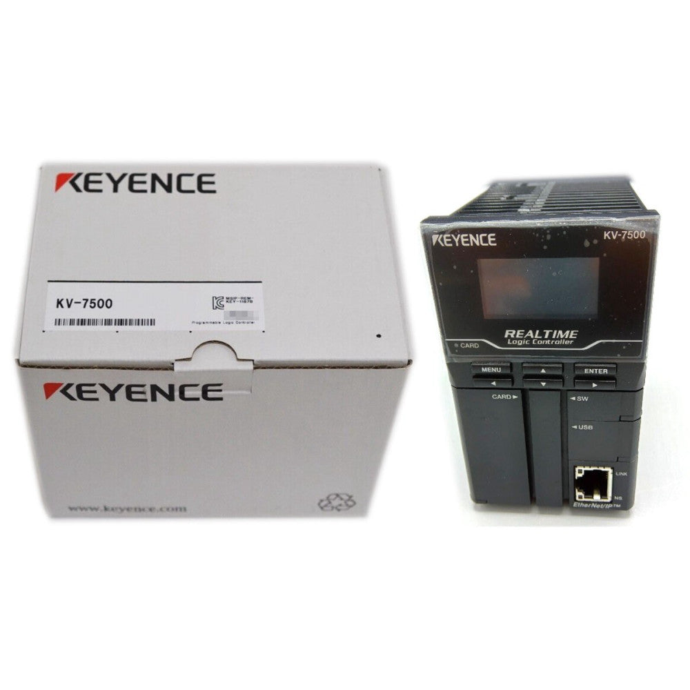 New In Box KEYENCE KV-7500 KV7500 Programmer Controller