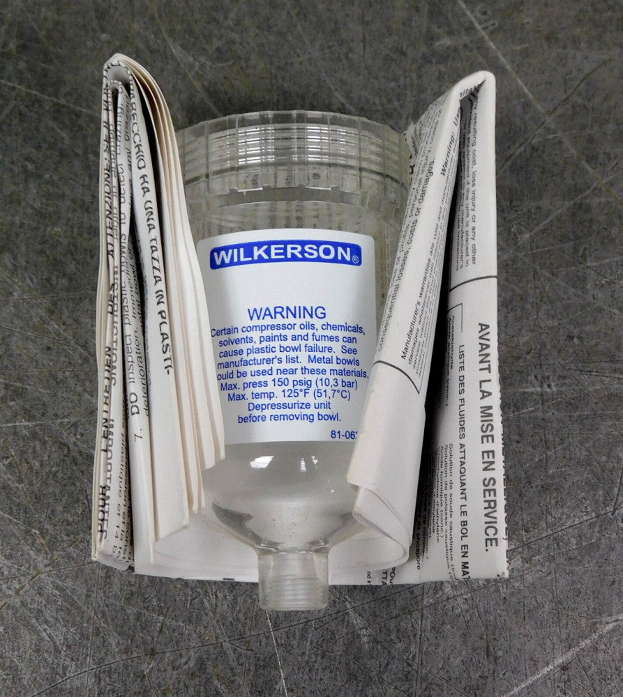 Wilkerson - GRP-95-856 FRL Replacement Plastic Bowl Assembly 150 PSI 125° F