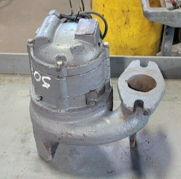 WEIL 1/2 HP SUBMERSIBLE 3" WASTEWATER PUMP 115 VAC 7.4 FLA 1Ø 3-240514-1/2