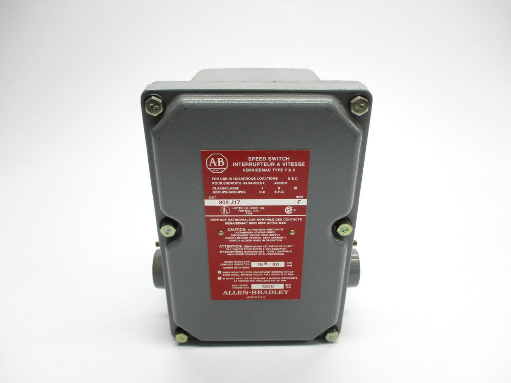 ALLEN BRADLEY 808-J17 SER. F NSNP
