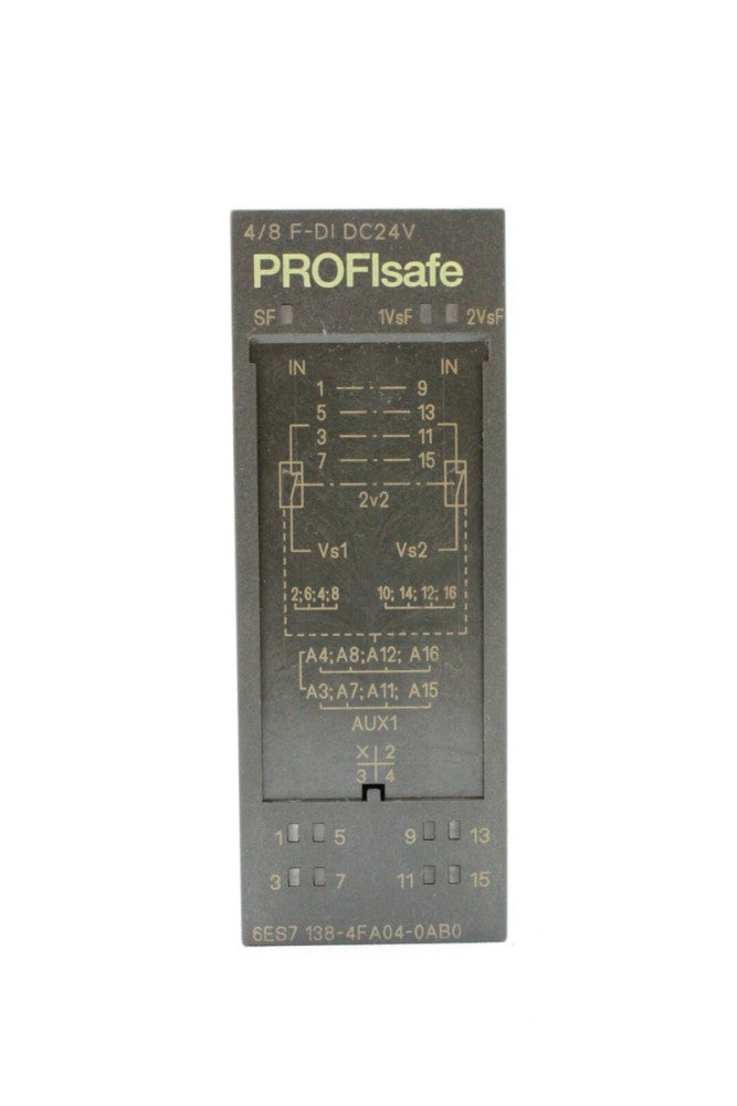 Siemens 6ES7 138-4FA04-0AB0 PROFIsafe Simatic S7 Digital Input Module