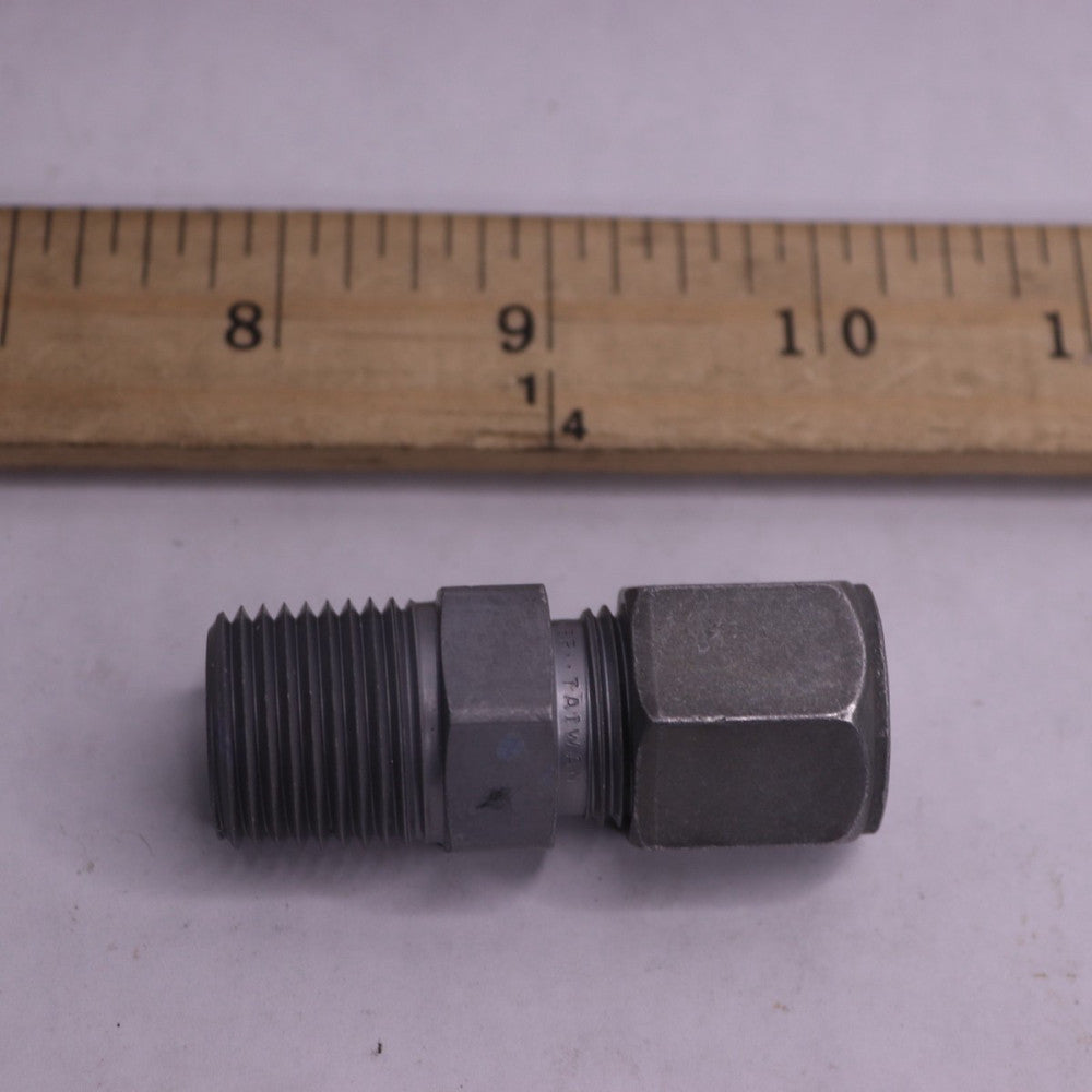 Parker Bulkhead Union 1/2" Push X 1/2" NPT P8BU