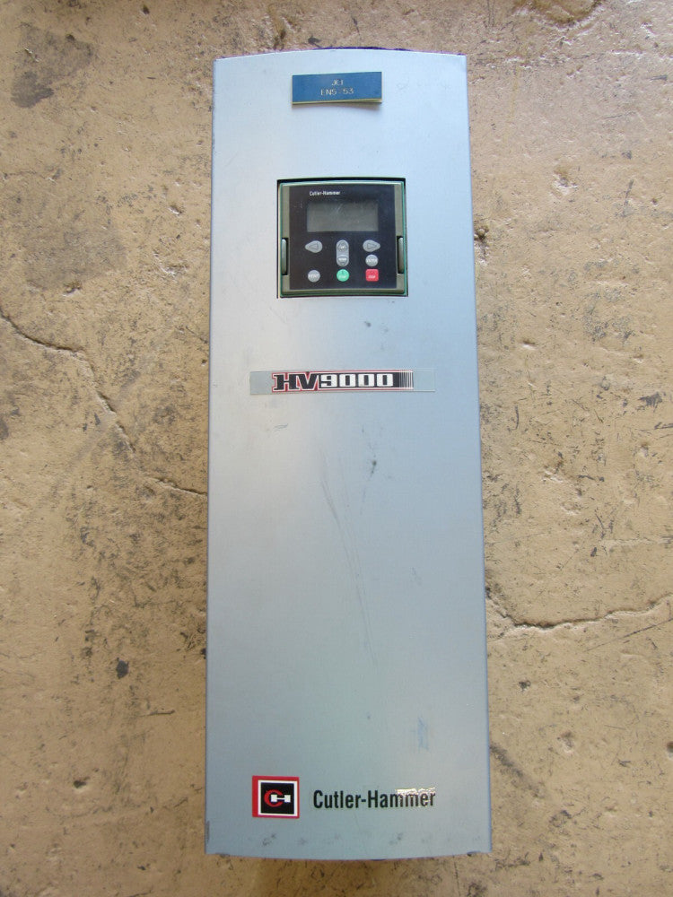 CUTLER-HAMMER HV9000 VARIABLE FREQ. DRIVE HV9060AS-5M0A00 60VT NICE USED TAKEOUT