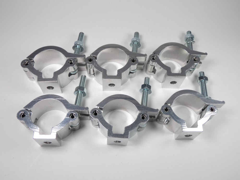 *Lot of 6* Doughty T57400 Mammoth Half Coupler Clamp 500Kg Polished Silver - ...