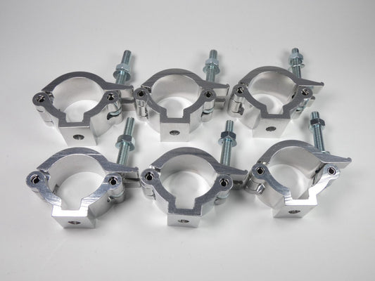 *Lot of 6* Doughty T57400 Mammoth Half Coupler Clamp 500Kg Polished Silver - ...