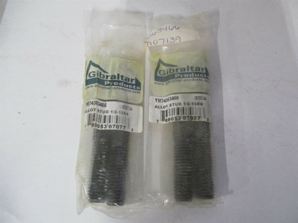 Gibralter (74363466) 1/2-13 4" OAL Alloy Equal Double Threaded Stud 2ct. - Qty 2
